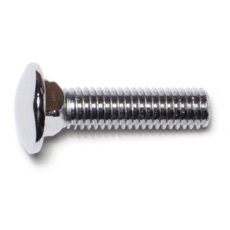 7/16""-14 x 1-3/4"" Chrome Plated Grade 5 Steel Coarse Thread Carriage Head Bumper Bolts 5PK -  MIDWEST FASTENER, 74148